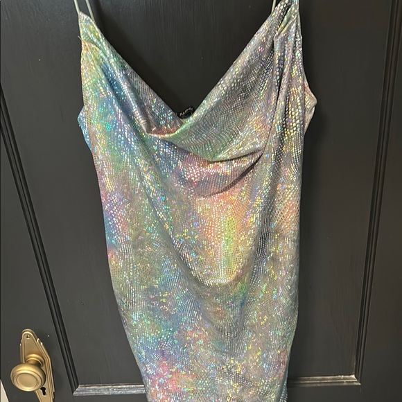 Fashion Nova Multicolor Sequin Dress - Picture 3 of 4